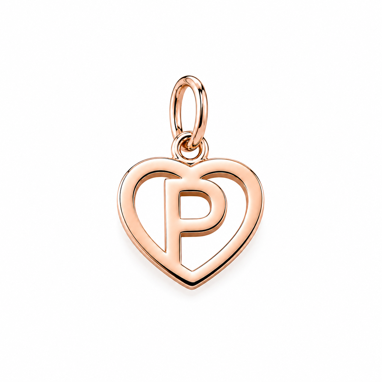 Золота підвіска літера "Р"